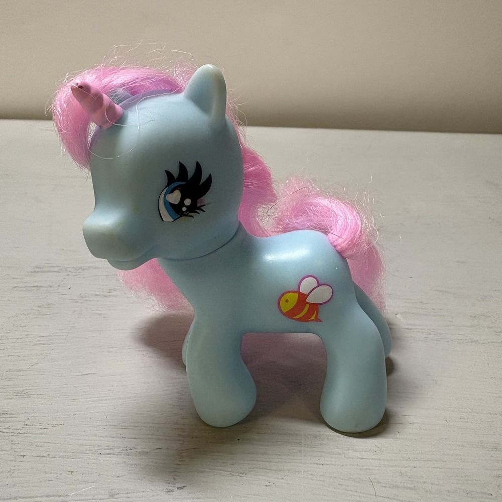 Vintage Gi-Go Toys Wonder Pony Land‎ 5-09-81 "fakie" Unicorn Bumblebee Blue